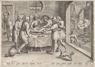Preparazione per la Pasqua da Johann Sadeler I