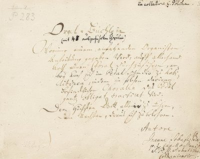 Pagina del titolo di Orgelbüchlein da Johann Sebastian Bach