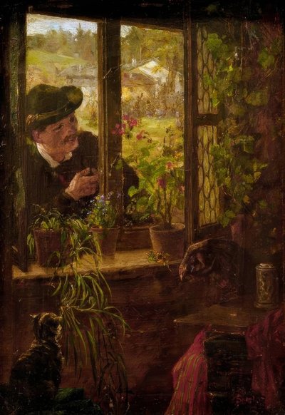 Alla finestra da Johann Sperl