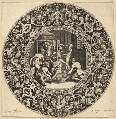 Bagno di Sardanapalo da Johann Theodor de Bry
