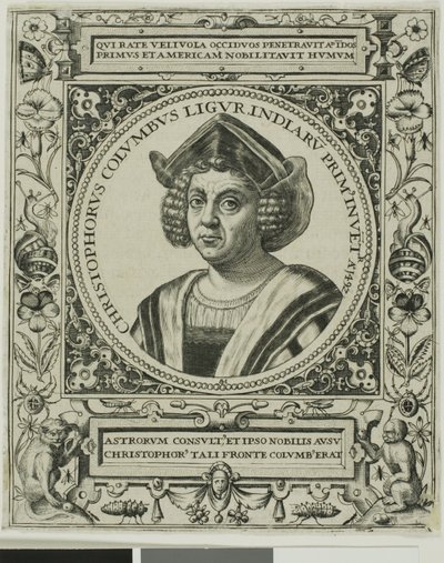 Cristoforo Colombo, frontespizio dal volume 5 dell