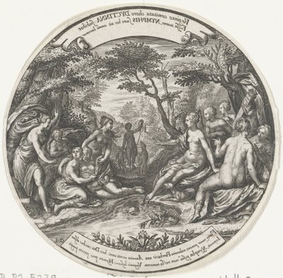 Diana scopre la gravidanza di Callisto da Johann Theodor de Bry