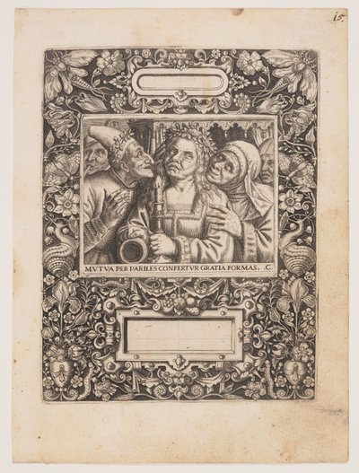 Plate from Emblemata Nobilitati et Vulgo Scitu Digna da Johann Theodor de Bry