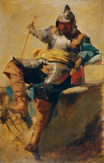 Uomo in armatura del XVII secolo da Johann  Till der Jüngere