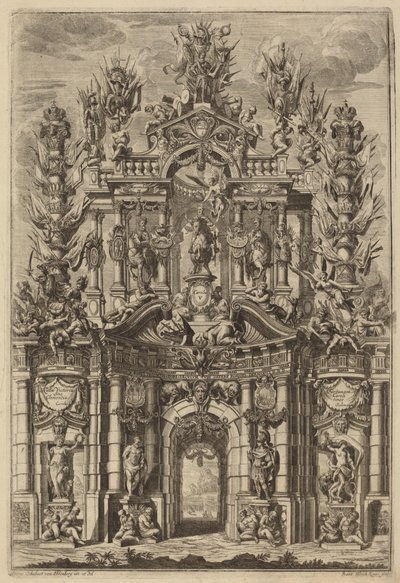 Arco di Trionfo per Carlo V da Johann Ulrich Kraus, after Peter Schubert von Ehrenberg