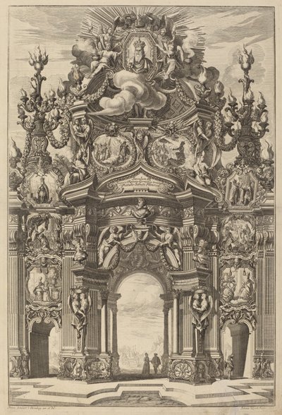 Arco trionfale per Enrico II da Johann Ulrich Kraus, after Peter Schubert von Ehrenberg