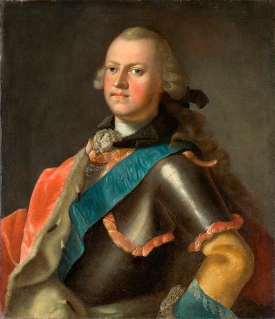 Duca Ernst Friedrich III Carl di Sassonia-Hildburghausen (1727-1780) da Johann Valentin Tischbein