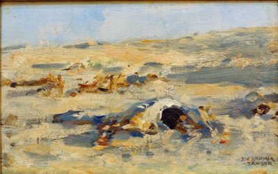 Il deserto vicino a Tangeri da Johann Victor Krämer