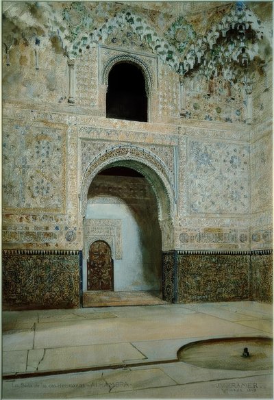 Sala delle due sorelle da Johann Viktor Krämer