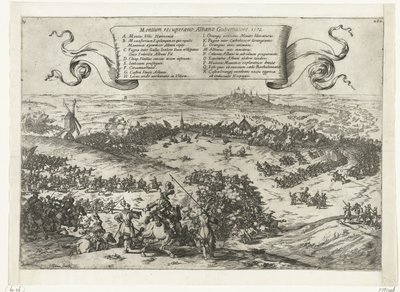Alva assedia Bergen in Henegouwen, 1572 da Johann Wilhelm Baur