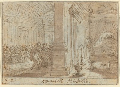 Amarilli e Mirtillo, 1640 da Johann Wilhelm Baur