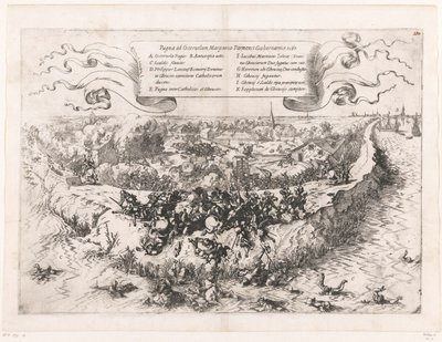 Battaglia di Oosterweel, 1567 da Johann Wilhelm Baur