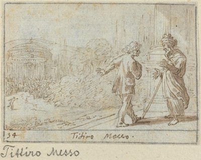 Titiro e Messo, 1640 da Johann Wilhelm Baur