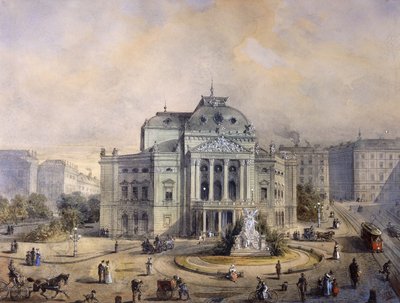 Volks Theater, Vienna da Johann Wilhelm Frey