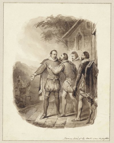 Abschied von Prinz Wilhelm I. und dem Grafen von Egmond von Johann Wilhelm Kaiser (I)