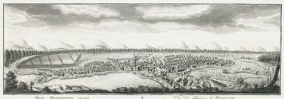 Veduta delle fabbriche di Nevyansk, ca 1735 da Johann Wilhelm Lürsenius