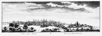 Veduta di Yakutsk da Johann Wilhelm Lürsenius