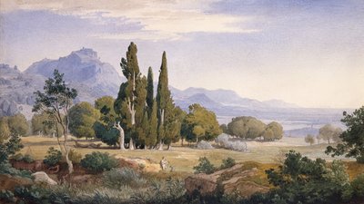 Un paesaggio arcadico da Johann Wilhelm Schirmer