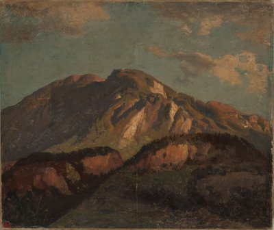 Cresta montuosa, probabilmente nei Grigioni da Johann Wilhelm Schirmer