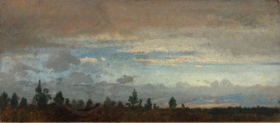 Cielo serale nuvoloso da Johann Wilhelm Schirmer