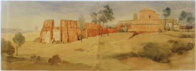 Vista su Santa Costanza da Johann Wilhelm Schirmer
