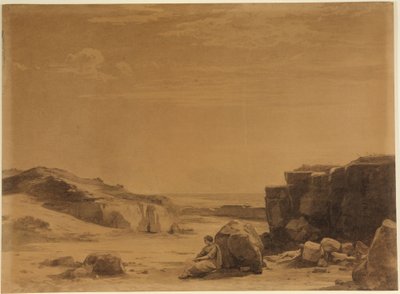 Agar nel deserto (Genesi 21, 16) da Johann Wilhelm Schirmer