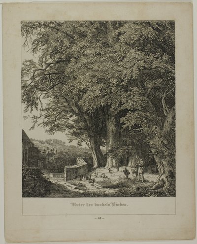 Sotto il tiglio ombroso da Johann Wilhelm Schirmer