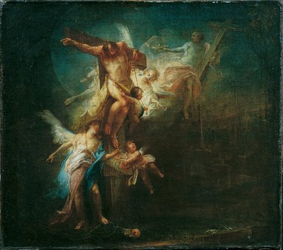 Cristo accoglie il buon ladrone in cielo da Johann Wolfgang Baumgartner