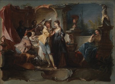 Il figliol prodigo che vive con le prostitute da Johann Wolfgang Baumgartner