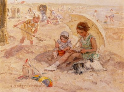 Piacere sulla Spiaggia da Johann Zoetelief Tromp