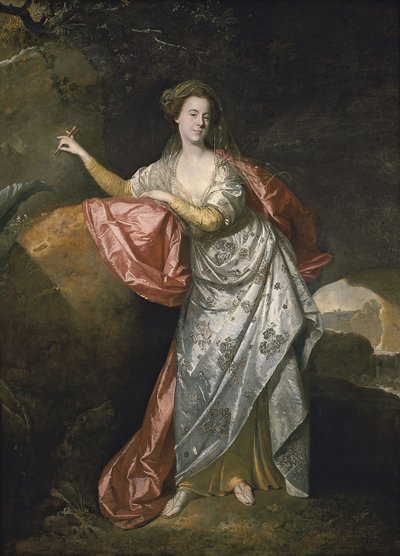 Ann Cargill nei panni di Miranda in La Tempesta di Shakespeare, Londra, Covent Garden Theatre da Johann Zoffani