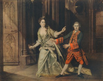 David Garrick e Mrs. Pritchard come Macbeth e Lady Macbeth da Johan Joseph Zoffany