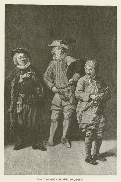 David Garrick come Abel Drugger da Johan Joseph Zoffany