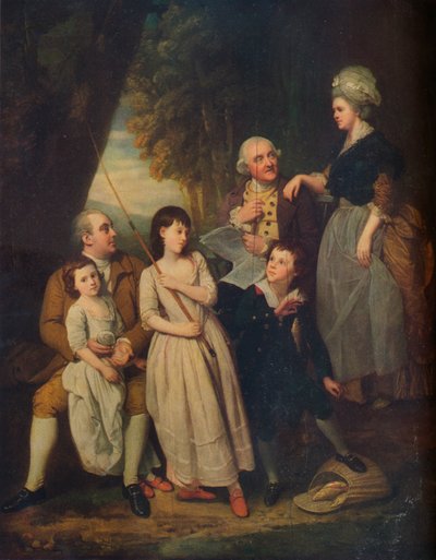 Mr. & Mrs. Burke di Carshalton, XVIII secolo, 1917 da Johan Joseph Zoffany
