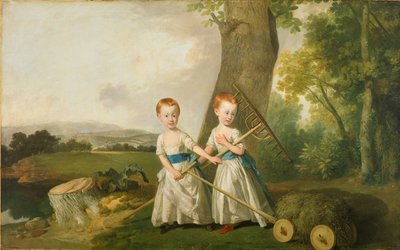 I bambini Blunt, c.1766-80 da Johan Joseph Zoffany