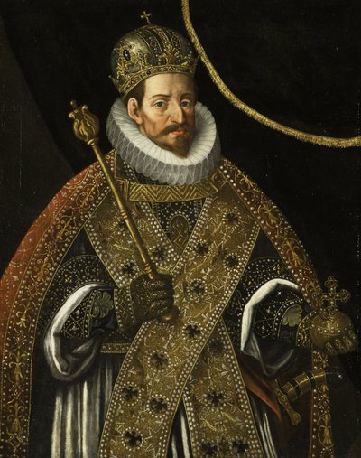 Matthias, Imperatore del Sacro Romano Impero (1557-1619) da Johann or Hans von (circle of) Aachen