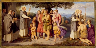 Il sermone di San Bonifacio tra i Frisoni da Johann von Schraudolph