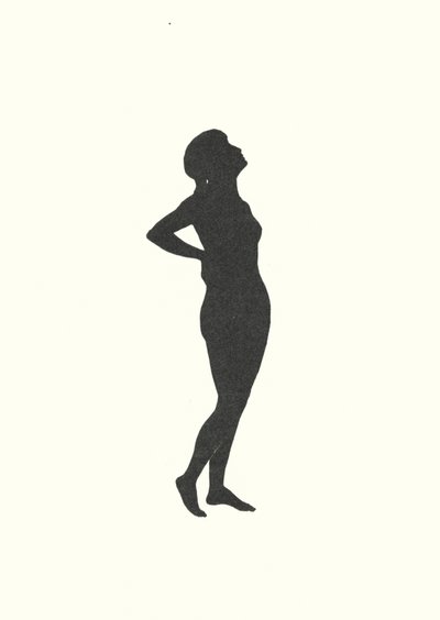 Silhouette di Johanna Beckmann (litografia) da Johanna Beckmann