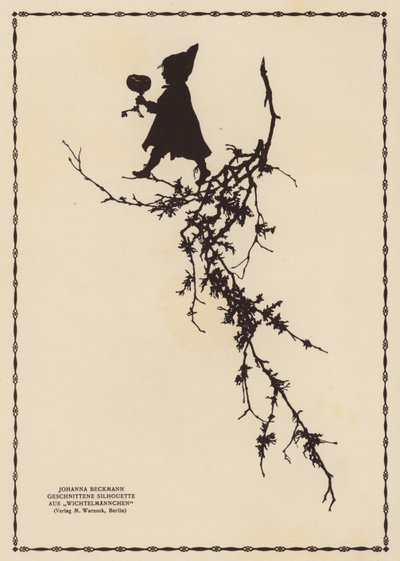 Silhouette di un folletto da Johanna Beckmann