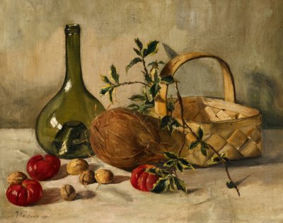 Natura morta con una noce di cocco da Johanna Margaretha van de Kasteele