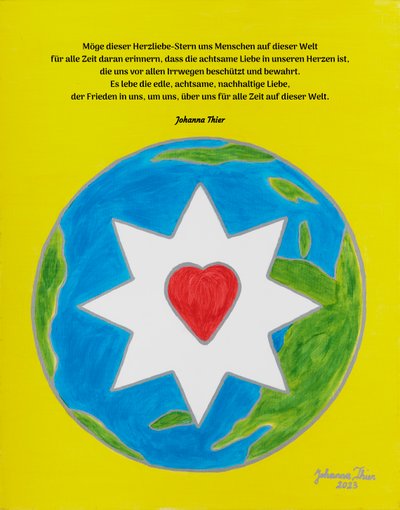 Der Rosentaler Herzliebe-Stern per tutte le persone di questo mondo da Johanna Thier