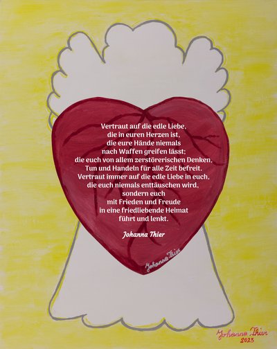 Der Friedenbringende Engel da Johanna Thier