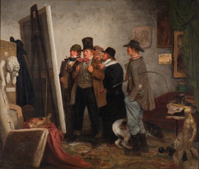 Conoscitori di campagna, 1855 da Johannes Adam Simon Oertel