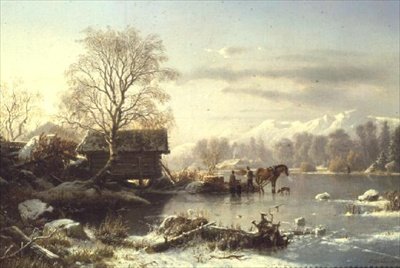 Il Lago Ghiacciato da Johannes Bartolomaus Duntze