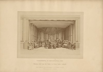 Passione di Ober-Ammergau - Cristo venduto dai Giudei nel gran consiglio da Johannes Bernhard