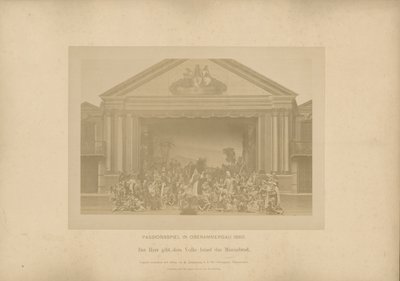 Passione di Ober-Ammergau - Il Signore dà al popolo d