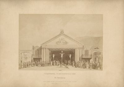 Passione di Ober-Ammergau - La crocifissione da Johannes Bernhard