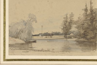 Vista sullo stagno della Casa di Leede (?) da Johannes Bosboom