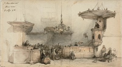 Interno di una chiesa da Johannes Bosboom