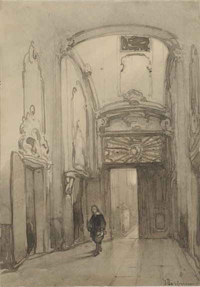 Portale rococò nel municipio dell